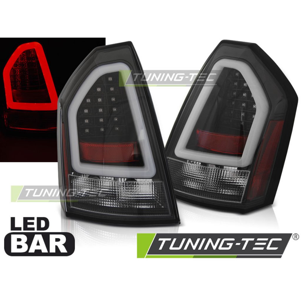 Zadní světla LED BAR Chrysler 300C 05-08 černá