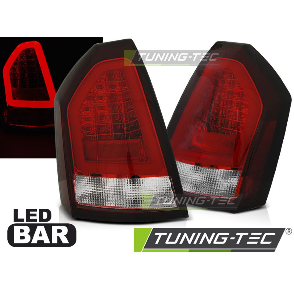 Zadní světla LED BAR Chrysler 300C 05-08 červená