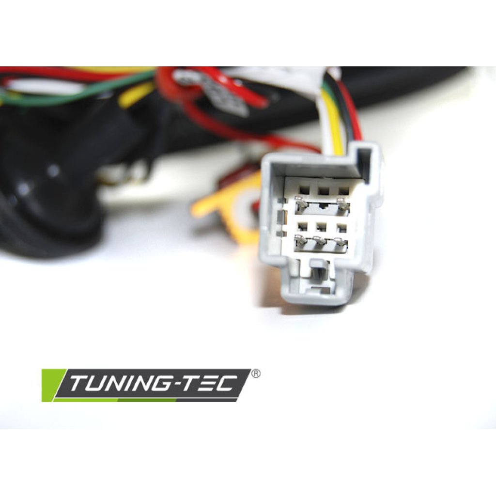 Zadní světla LED BAR Ford Fiesta MK7 12-15 červená/kouřová