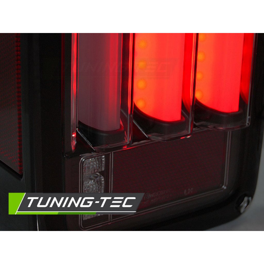 Zadní světla LED BAR Jeep Wrangler JK 07-18 černá/kouřová