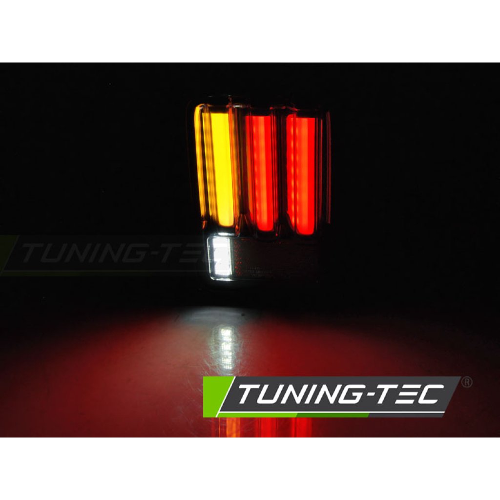 Zadní světla LED BAR Jeep Wrangler JK 07-18 černá/kouřová