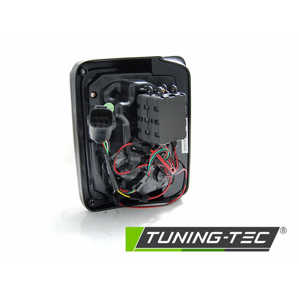 Zadní světla LED BAR Jeep Wrangler JK 07-18 černá/kouřová