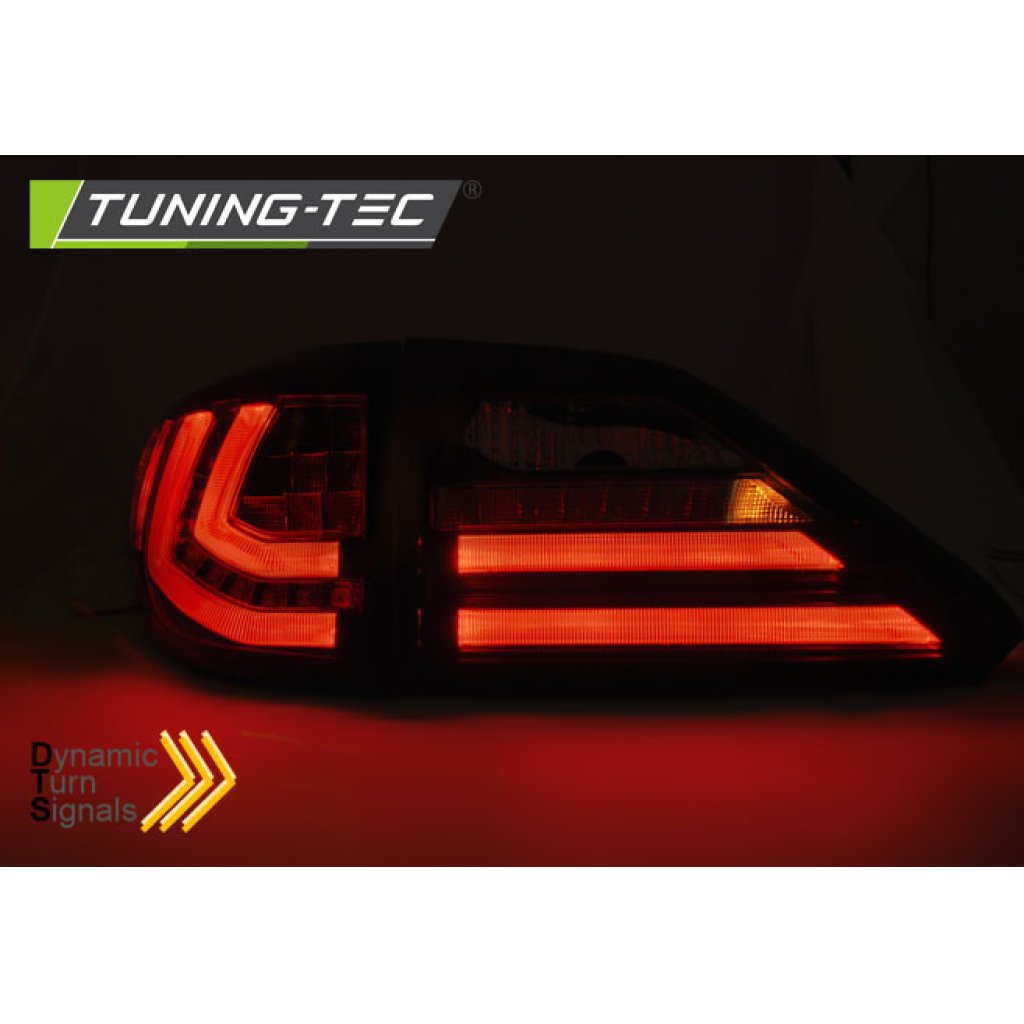Zadní světla LED BAR Lexus RX III 350 09-12 červená/kouřová LED SQL