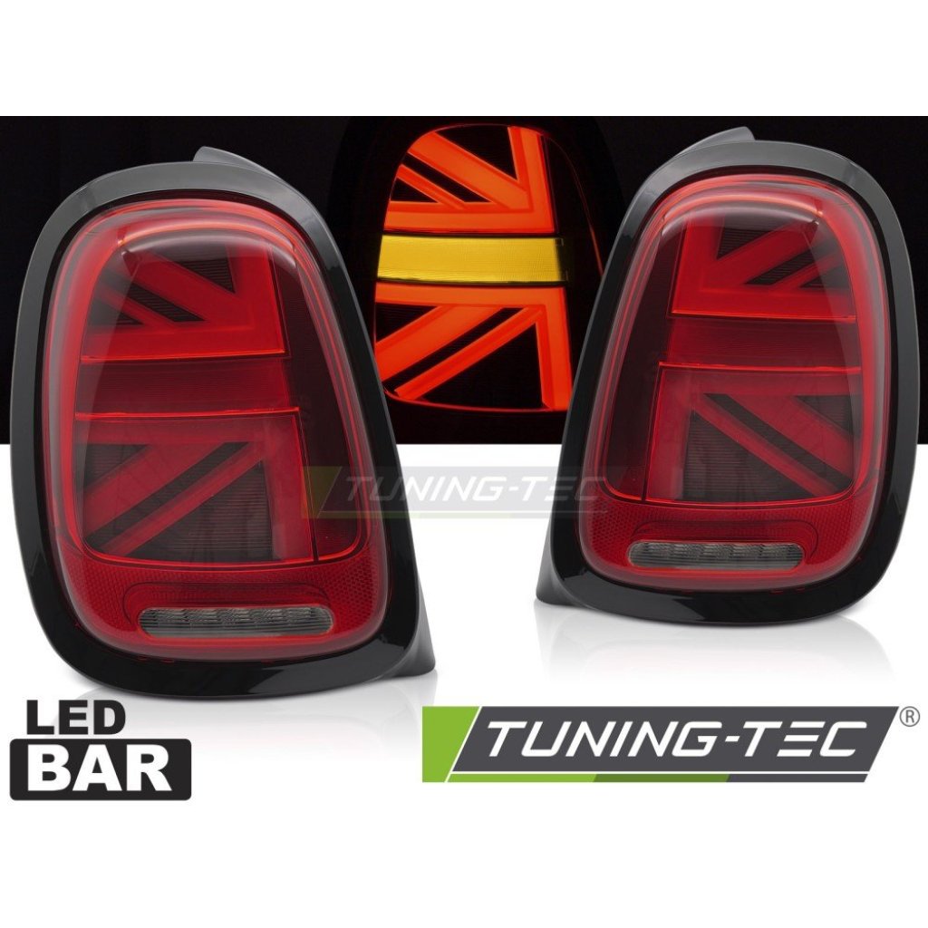 Zadní světla LED BAR MINI Cooper F55 F56 F57 (14-18) JCW Design červená