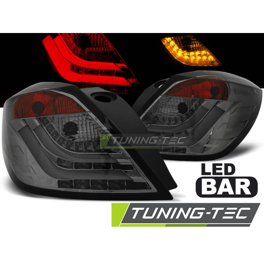 Zadní světla LED bar Opel Astra H GTC 04-09 3dv. kouřová