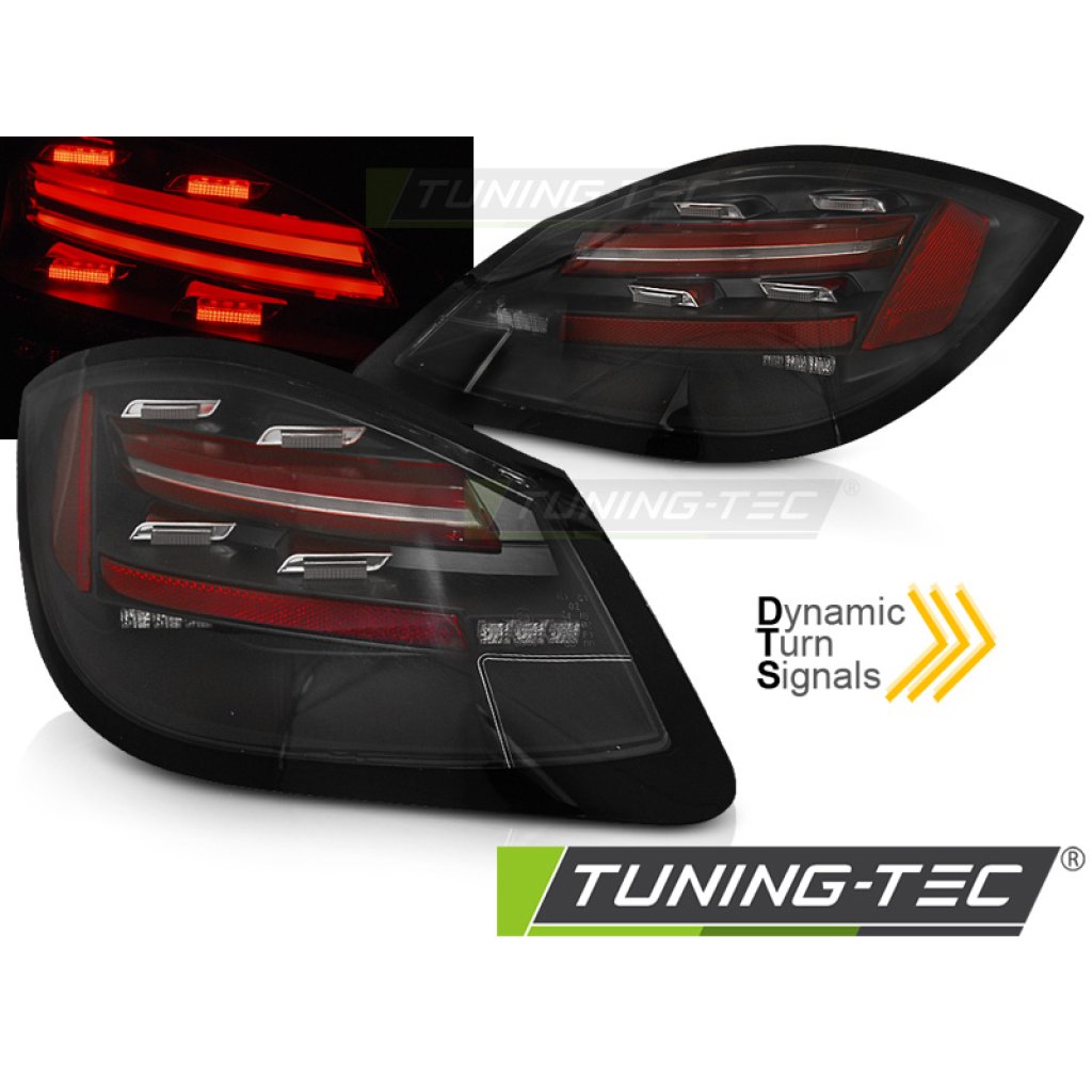 Zadní světla LED BAR Porsche Boxter / Cayman 987 09-12 černá