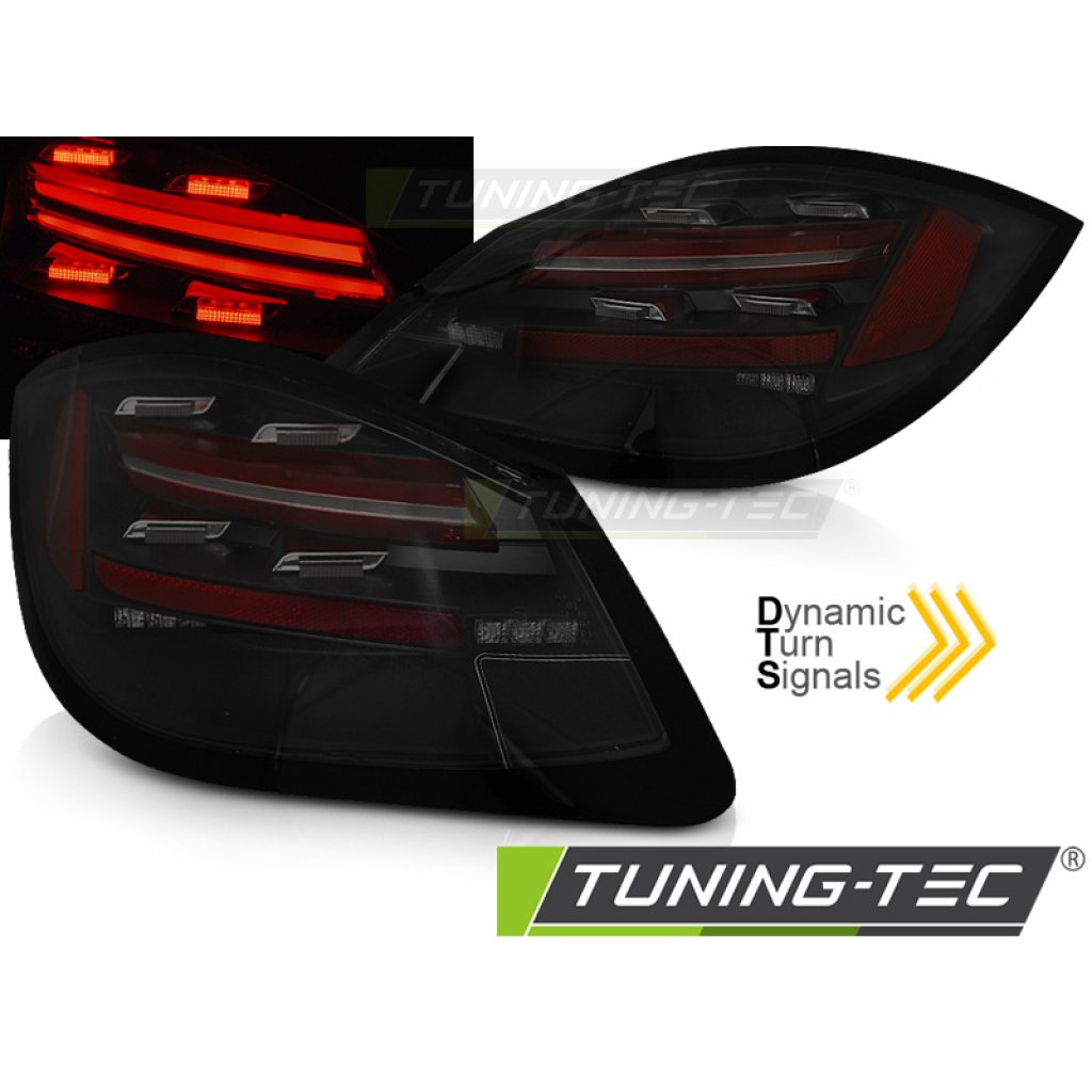 Zadní světla LED BAR Porsche Boxter / Cayman 987 09-12 černá/kouřová