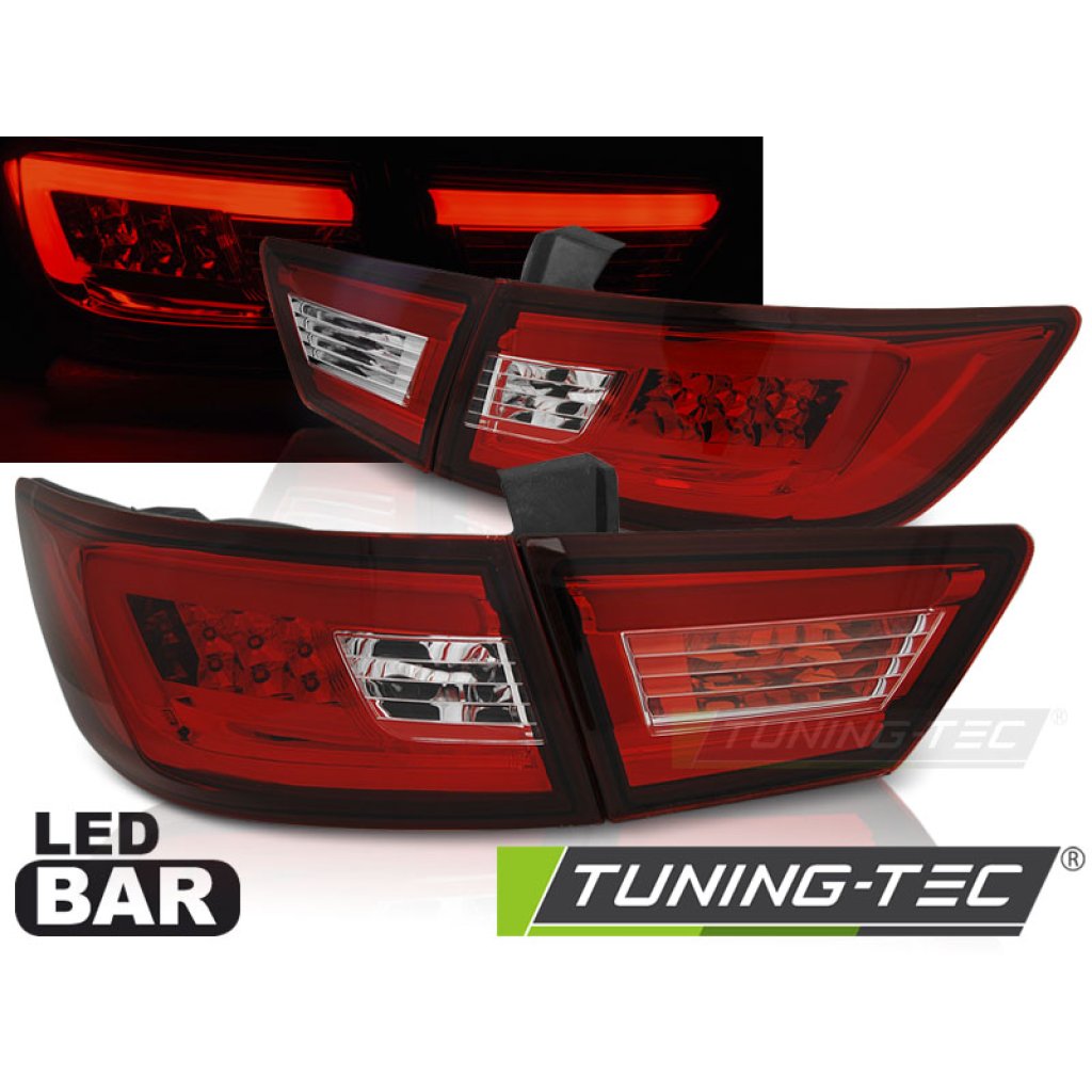 Zadní světla LED BAR Renault Clio IV hatchback 12- červená