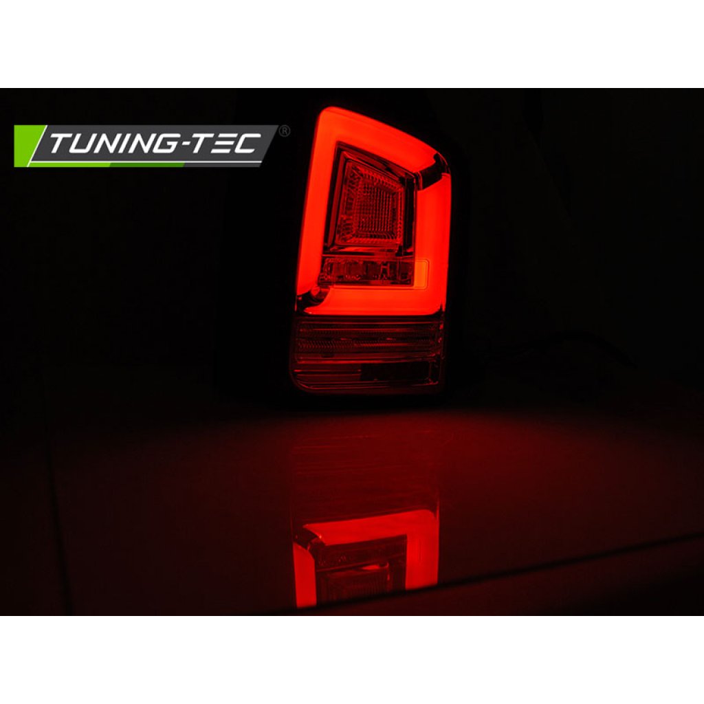 Zadní světla LED BAR s dynamickým blinkrem VW T6 15-19 černá (žárovky)