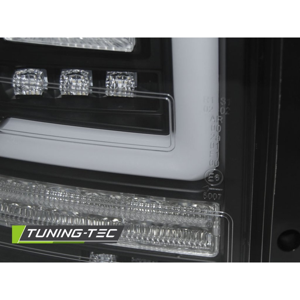 Zadní světla LED BAR s LED s SEQ blinkrem VW T5 03-09 černá