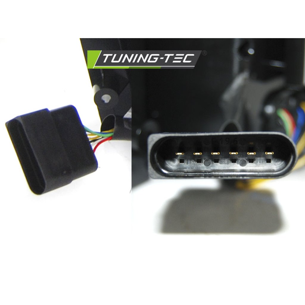 Zadní světla LED BAR s LED s SEQ blinkrem VW T5 03-09 černá