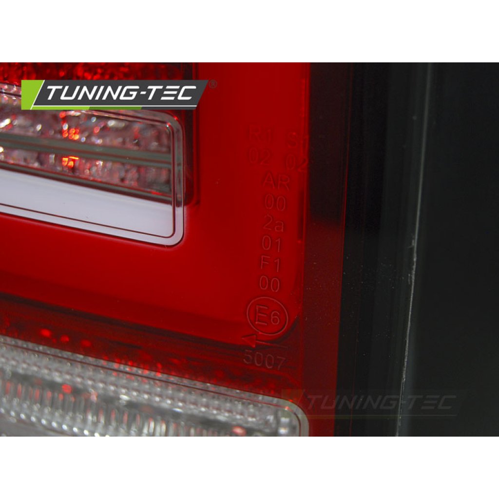 Zadní světla LED BAR s LED s SEQ blinkrem VW T5 10-15 červená