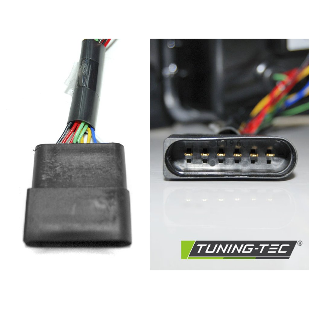 Zadní světla LED BAR s LED s SEQ blinkrem VW T5 10-15 kouřová
