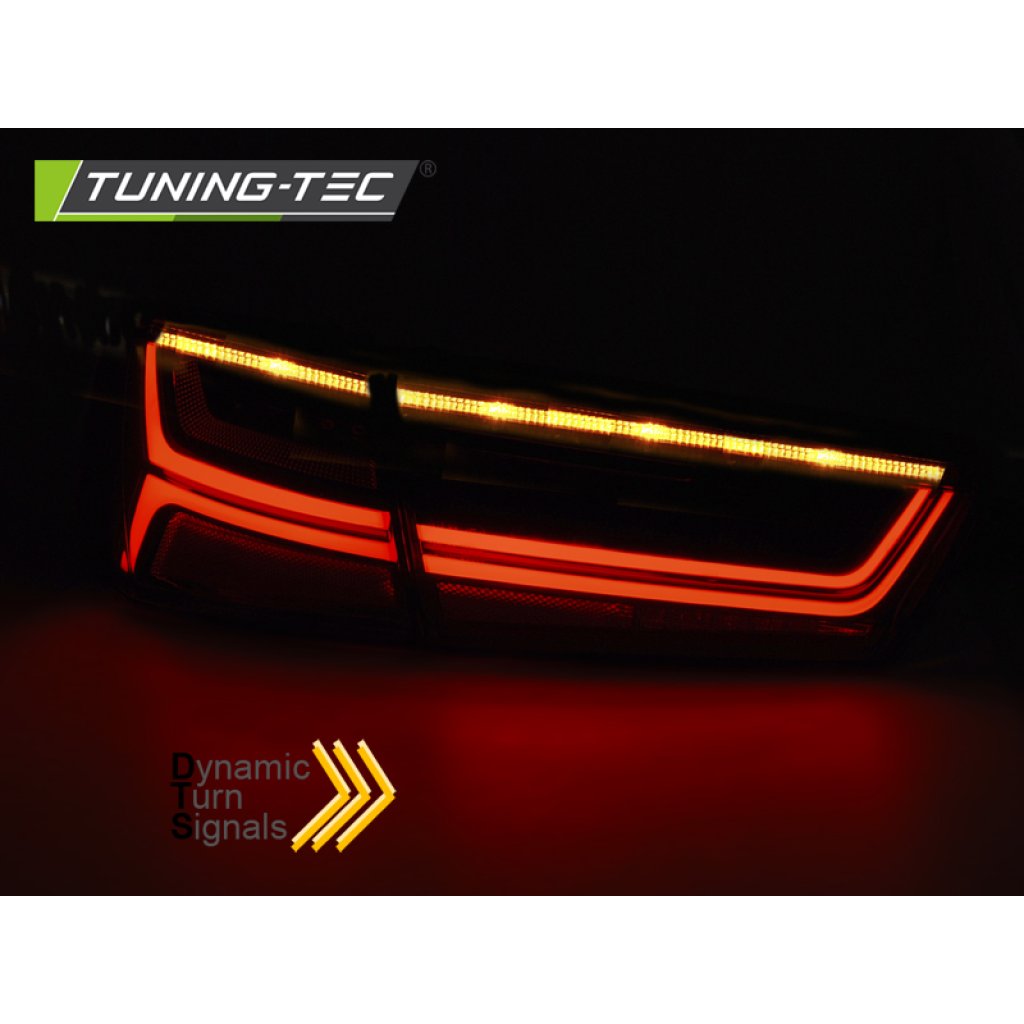 Zadní světla LED Bar SEQ dynamický blinkr, Audi A6 C7 11-14 sedan kouřová