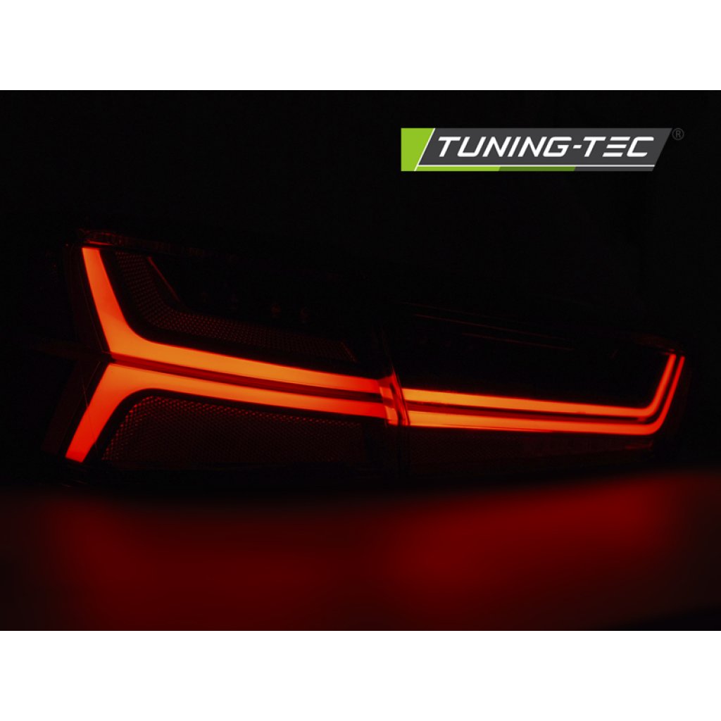 Zadní světla LED Bar SEQ dynamický blinkr, Audi A6 C7 11-14 sedan kouřová