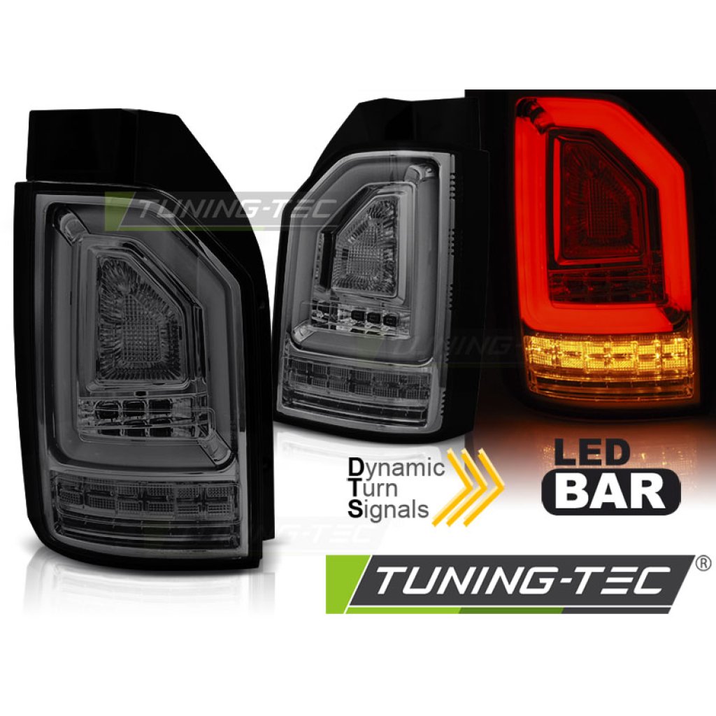 Zadní světla LED BAR SEQ VW T6 15- kouřová (LED)
