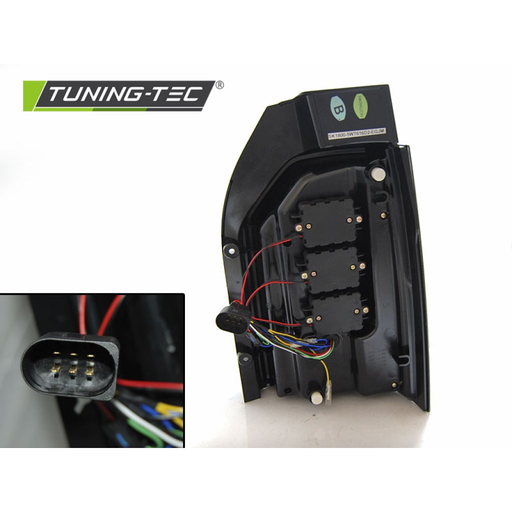 Zadní světla LED BAR SEQ VW T6 15- kouřová (LED)