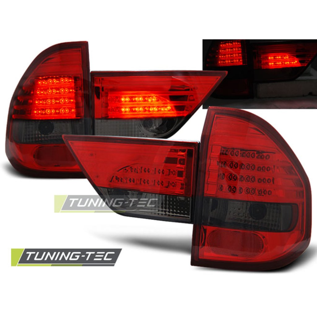 Zadní světla LED BMW X3 E83 04-06 červená/kouřová