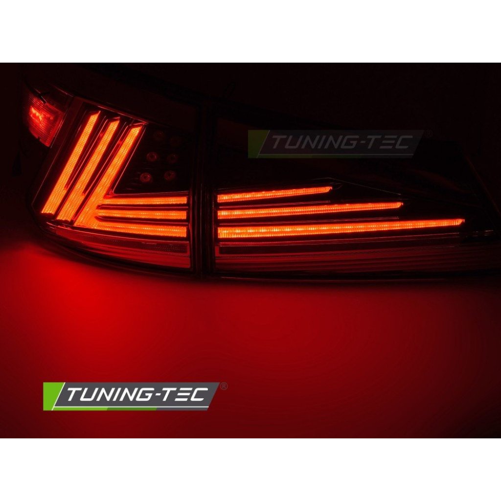 Zadní světla LED, dynamický blinkr, pro LEXUS IS II 2006-2013 kouřová