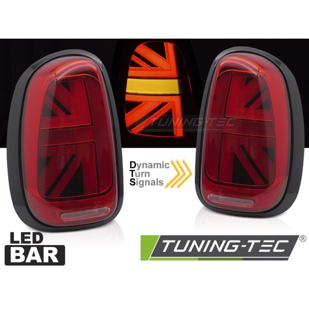 Zadní světla LED, dynamický blinkr pro MINI Cooper R60 2010-2016 červená