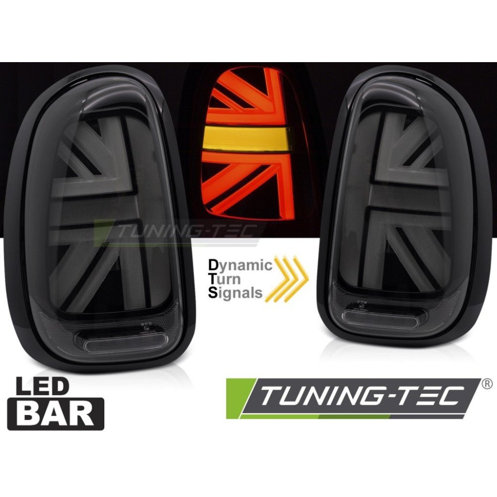 Zadní světla LED, dynamický blinkr pro MINI Cooper R60 2010-2016 kouřová