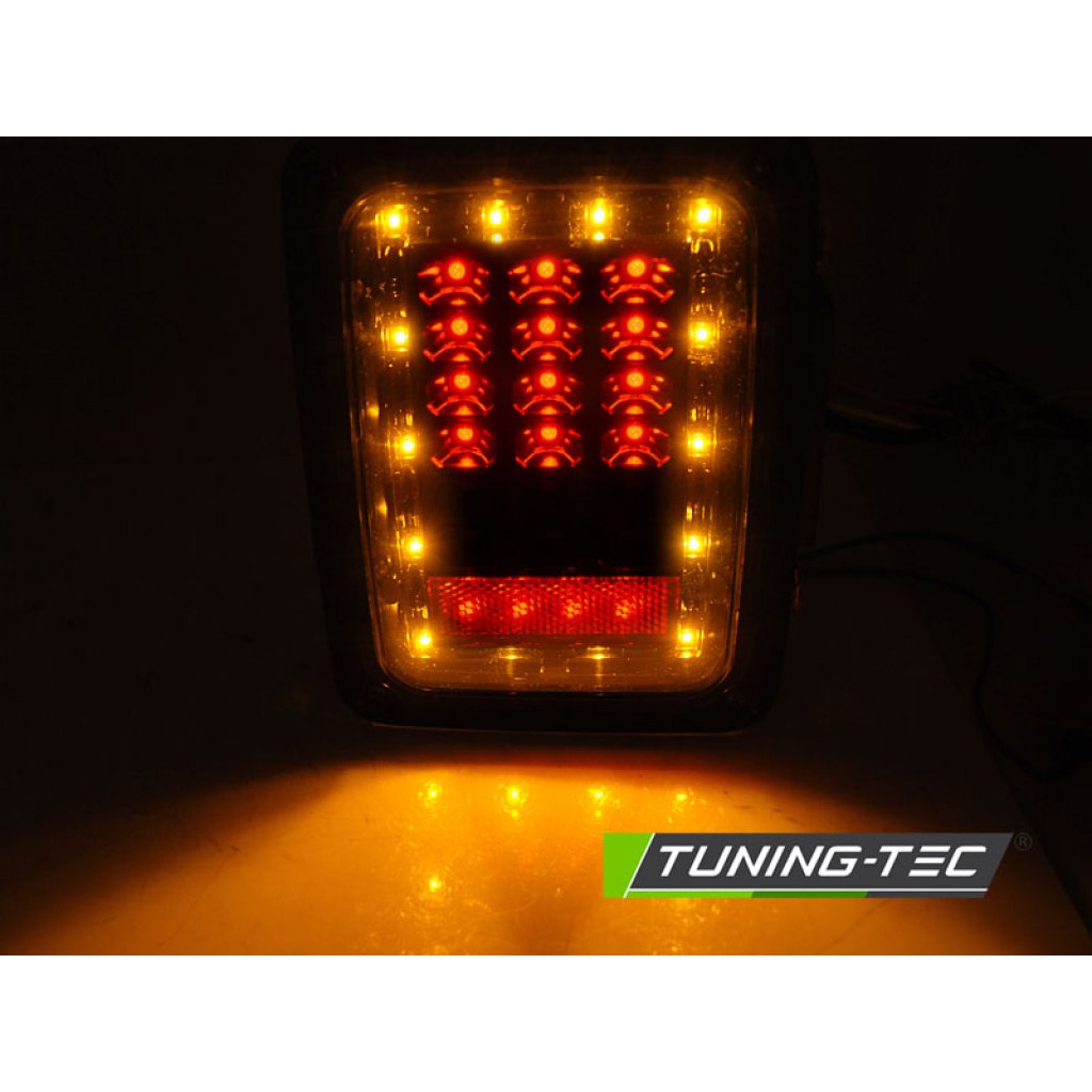 Zadní světla LED Jeep Wrangler JK 07-18 černá/kouřová