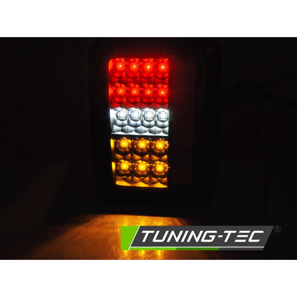 Zadní světla LED Jeep Wrangler JK 07-18 kouřová