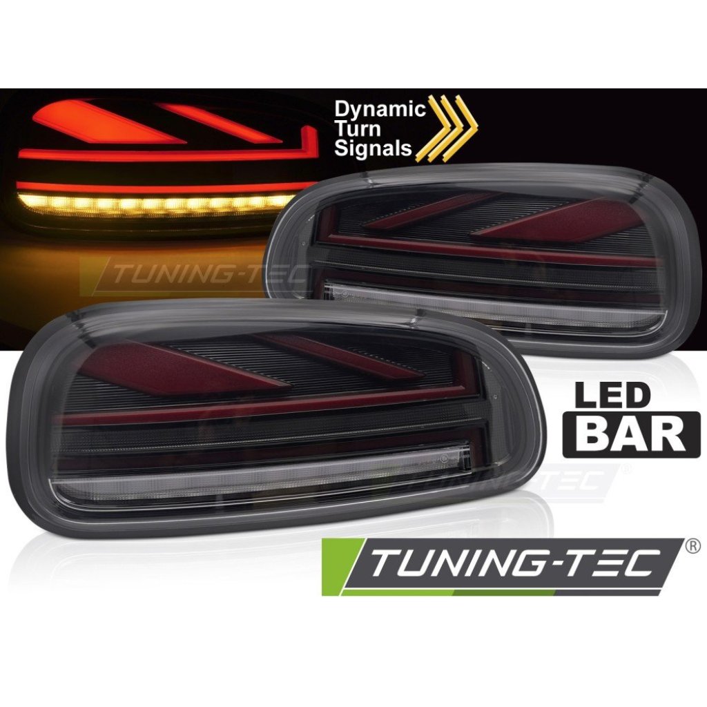 Zadní světla LED, LED dynamický blinkr pro Mini Cooper R54 Clubman 15-19 kouřová