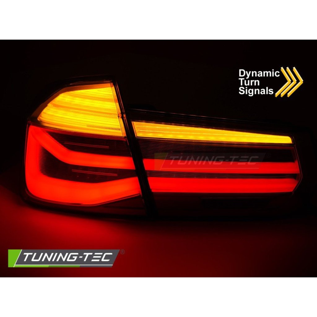 Zadní světla LED, LED dynamický blinkrem BMW F30 11-18 sedan kouřová