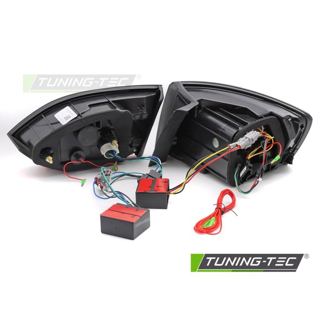 Zadní světla LED, LED dynamický blinkrem pro VW JETTA VI 2011-2014 kouřová