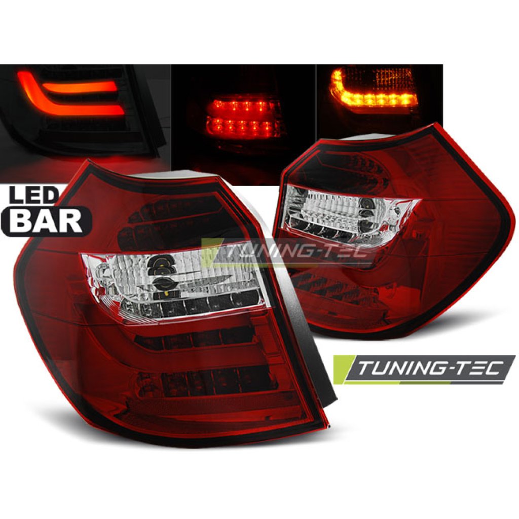 Zadní světla LED Lightbar BMW E87/E81 04-07 červená