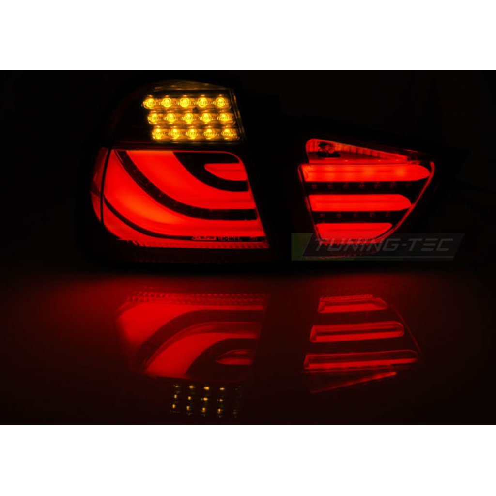 Zadní světla LED LightBar BMW E90 sedan 08-11 kouřová