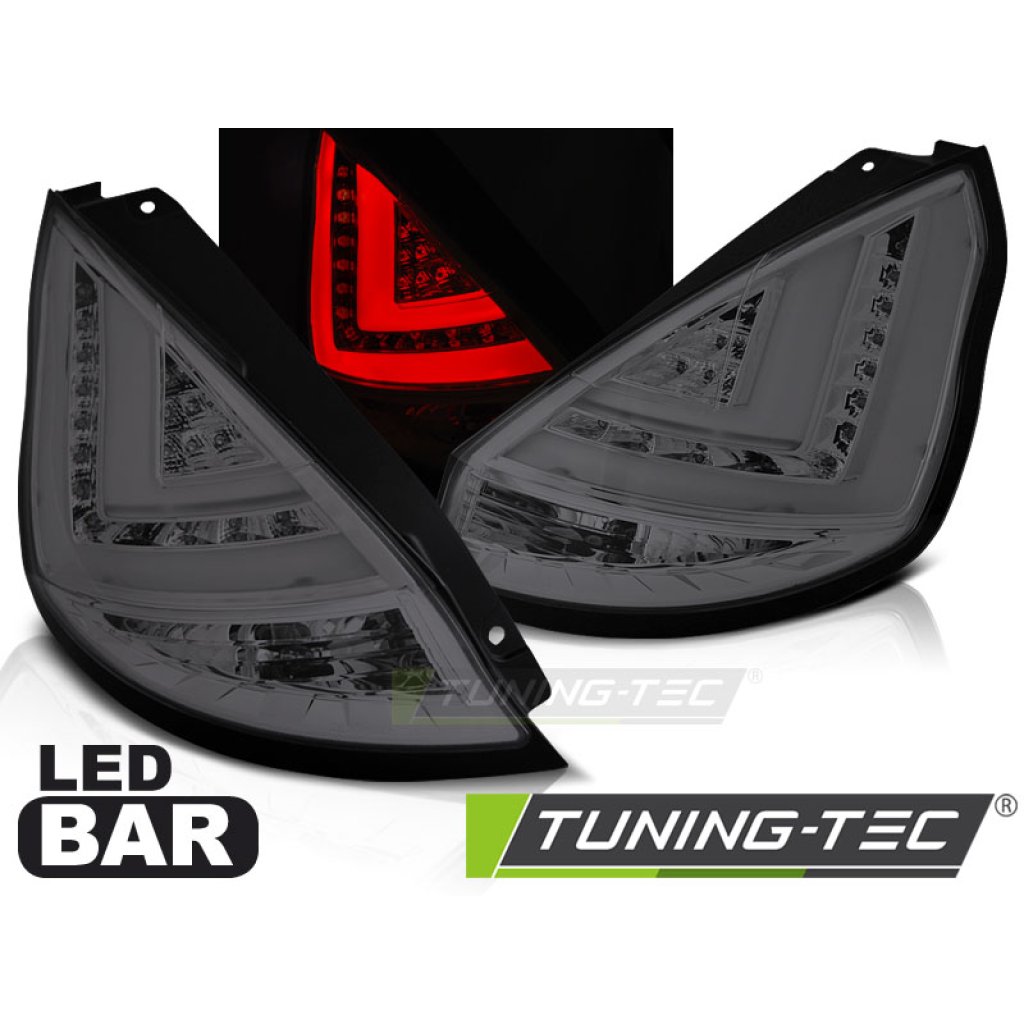 Zadní světla LED Lightbar Ford Fiesta MK7 08- kouřová