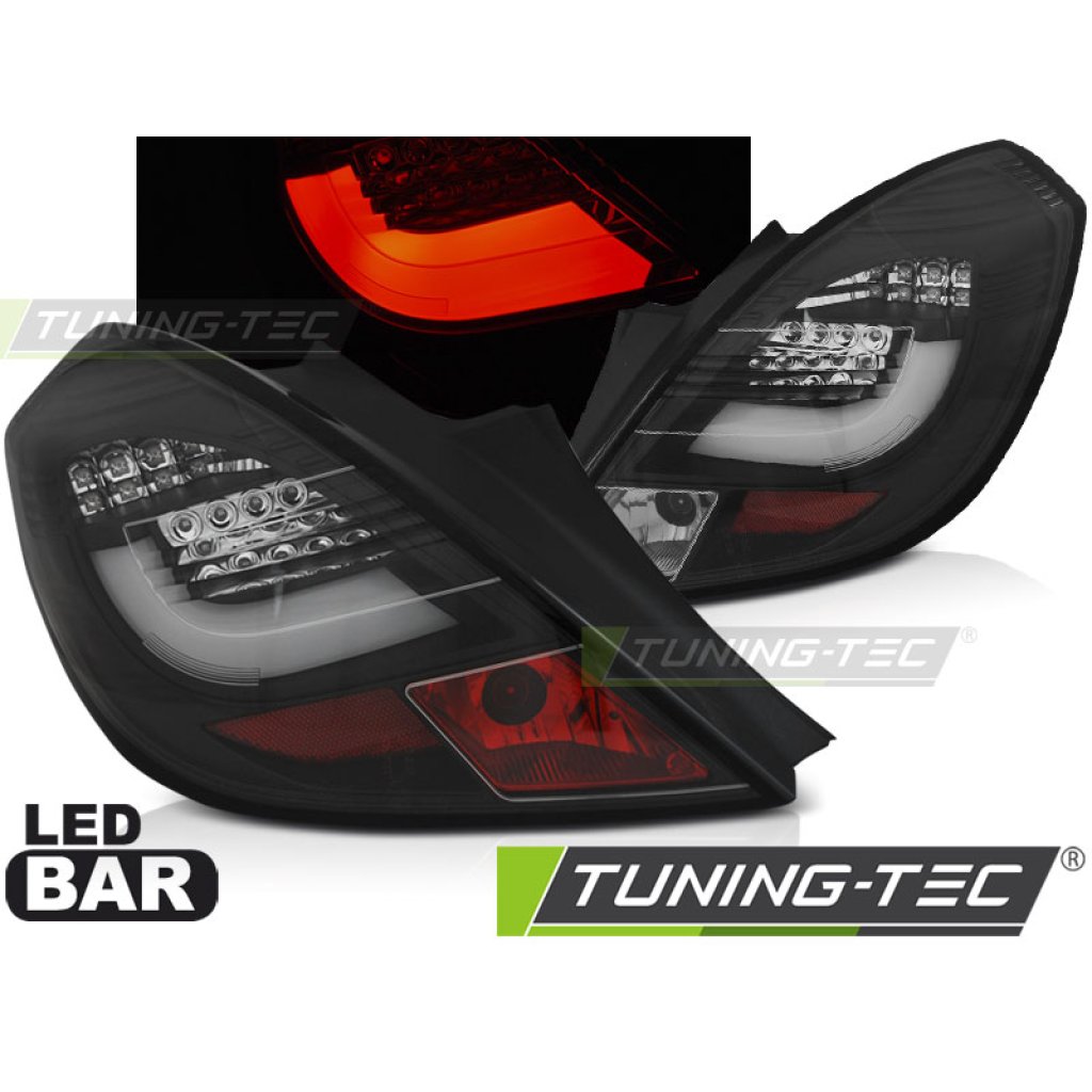 Zadní světla LED LIGHTBAR Opel Corsa D 06-10 3dv. černá