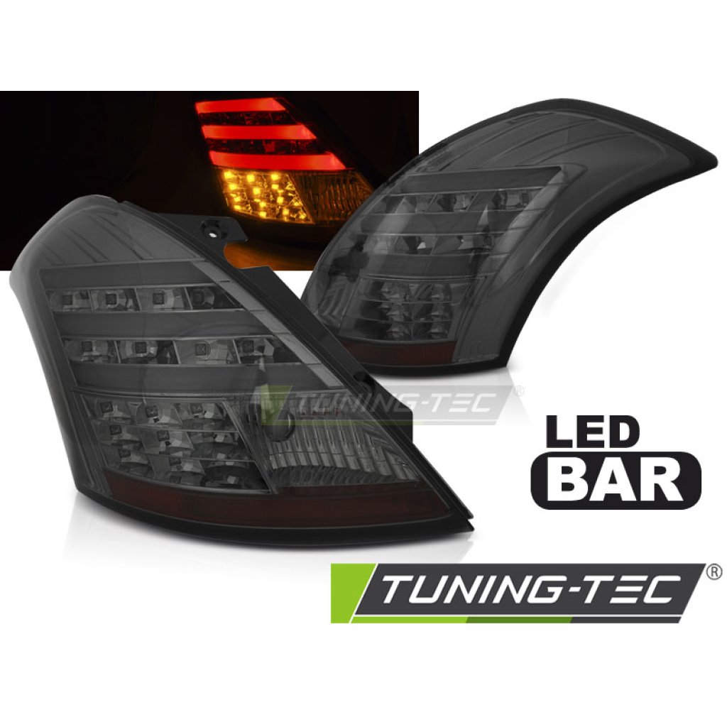 Zadní světla LED LIGHTBAR Suzuki Swift 10-kouřová