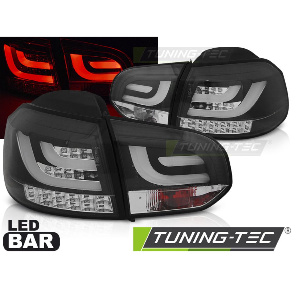 Zadní světla LED LIGHTBAR VW GOLF VI/6 htb 08-12 černá