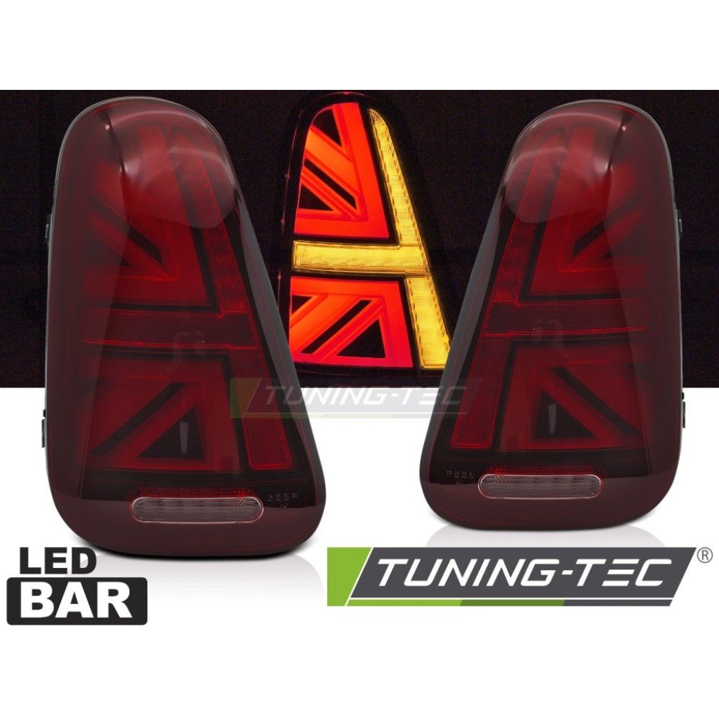 Zadní světla LED Mini R50 R53 R52 01-06 červená