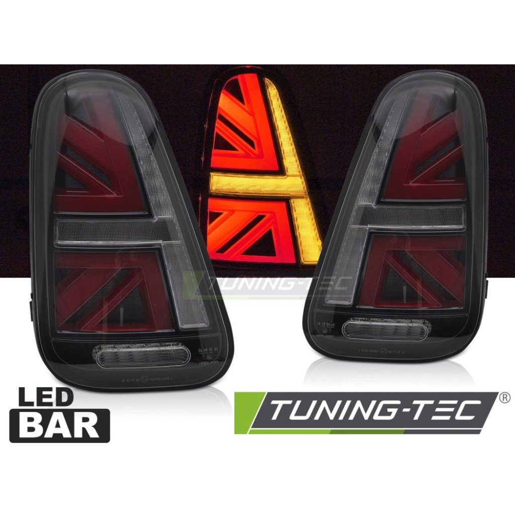 Zadní světla LED Mini R50 R53 R52 01-06 kouřová