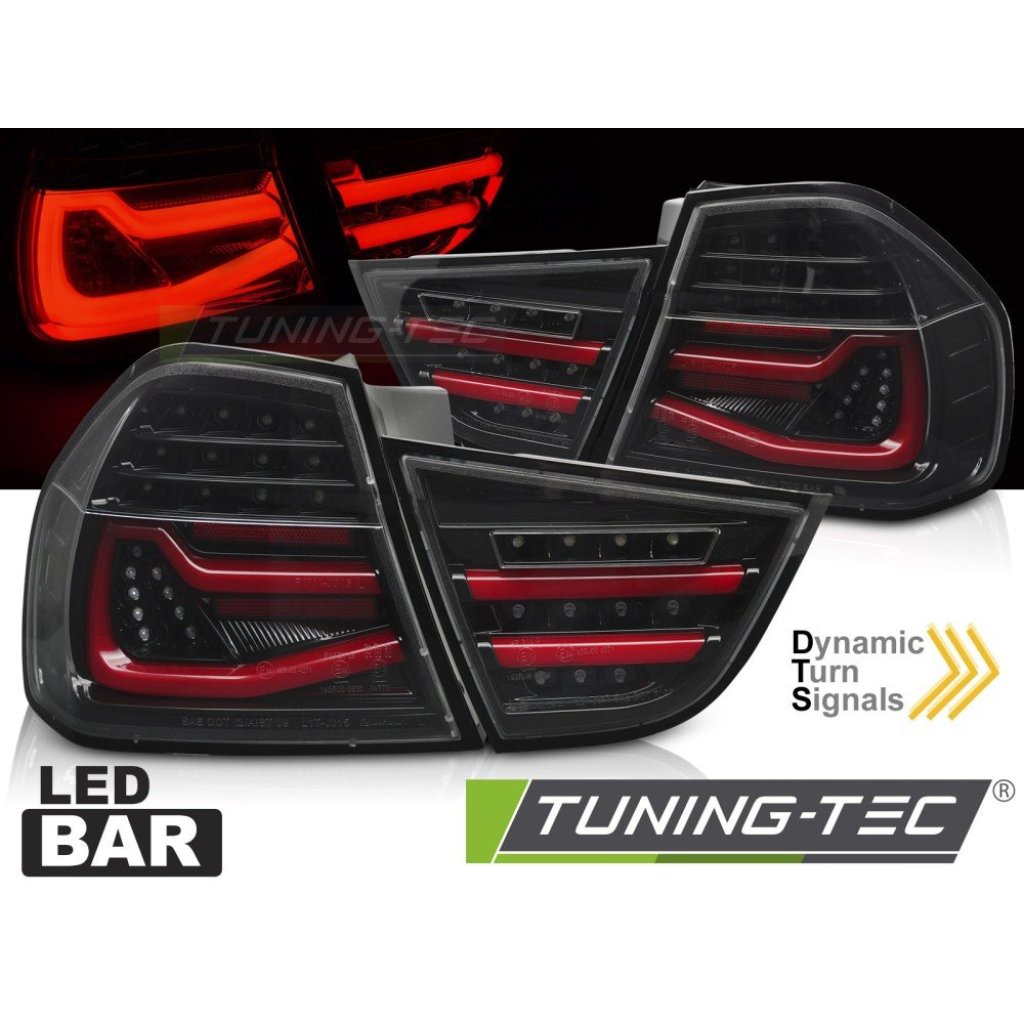 Zadní světla LED pro BMW E90 2009-2011 černá