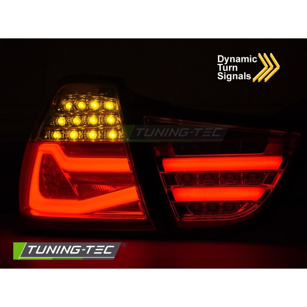 Zadní světla LED pro BMW E90 2009-2011 červená/kouřová