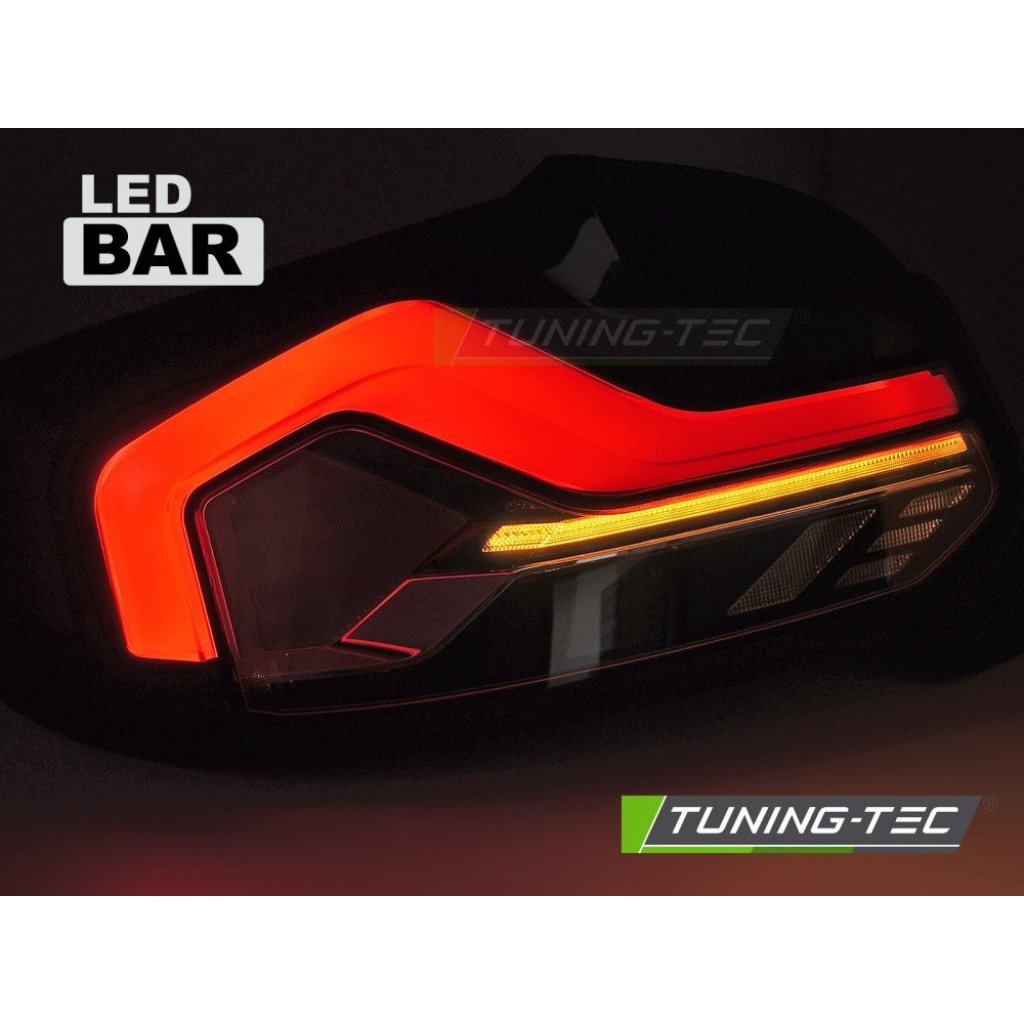 Zadní světla LED pro BMW F22 F23 F87 2014-2021 červená/kouřová