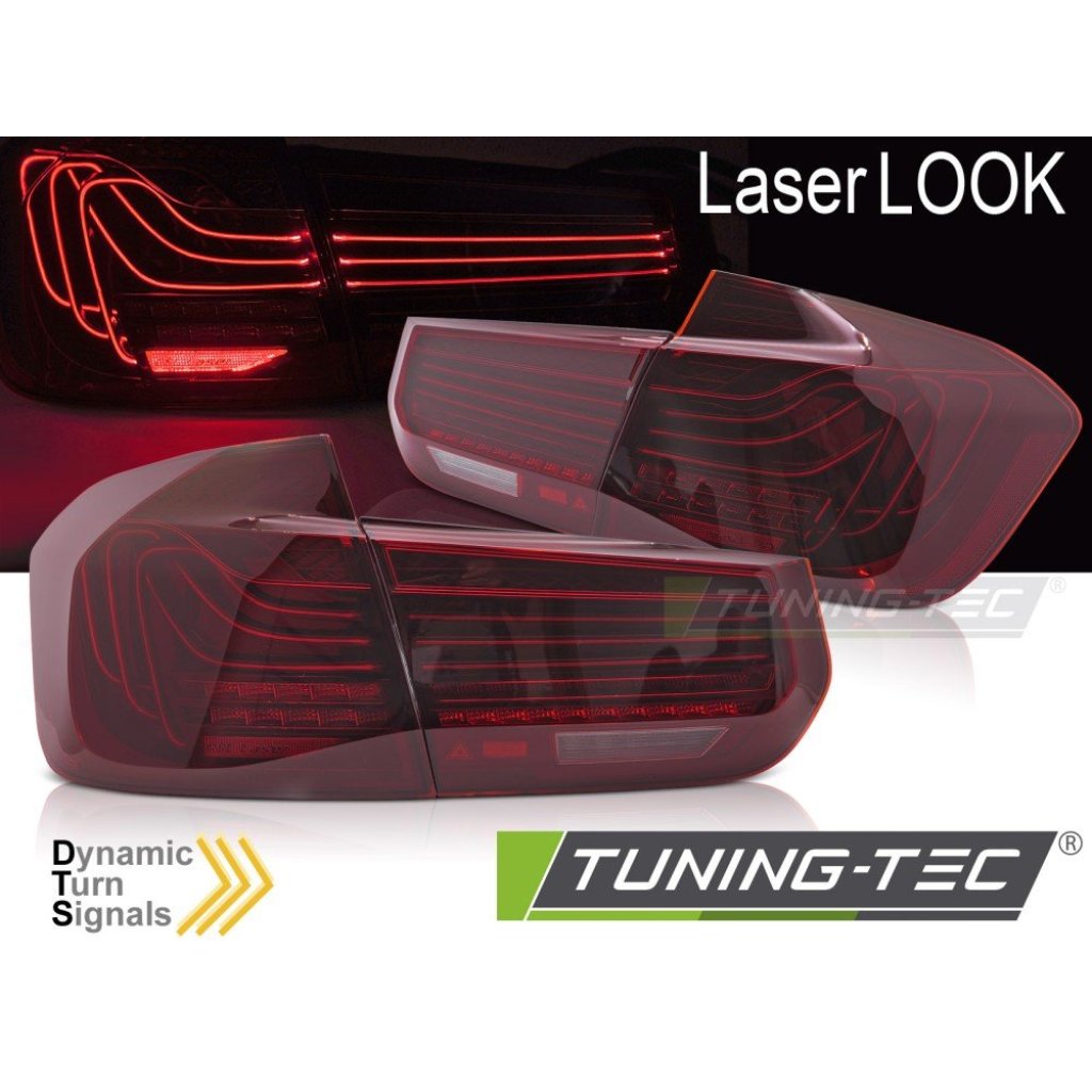 Zadní světla LED pro BMW F30 2011-2018 laser look červená