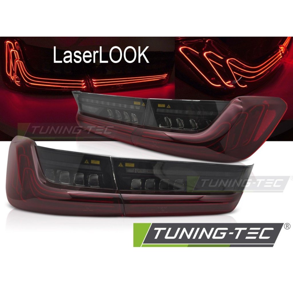 Zadní světla LED pro BMW G20 2019-2022 laser look červená