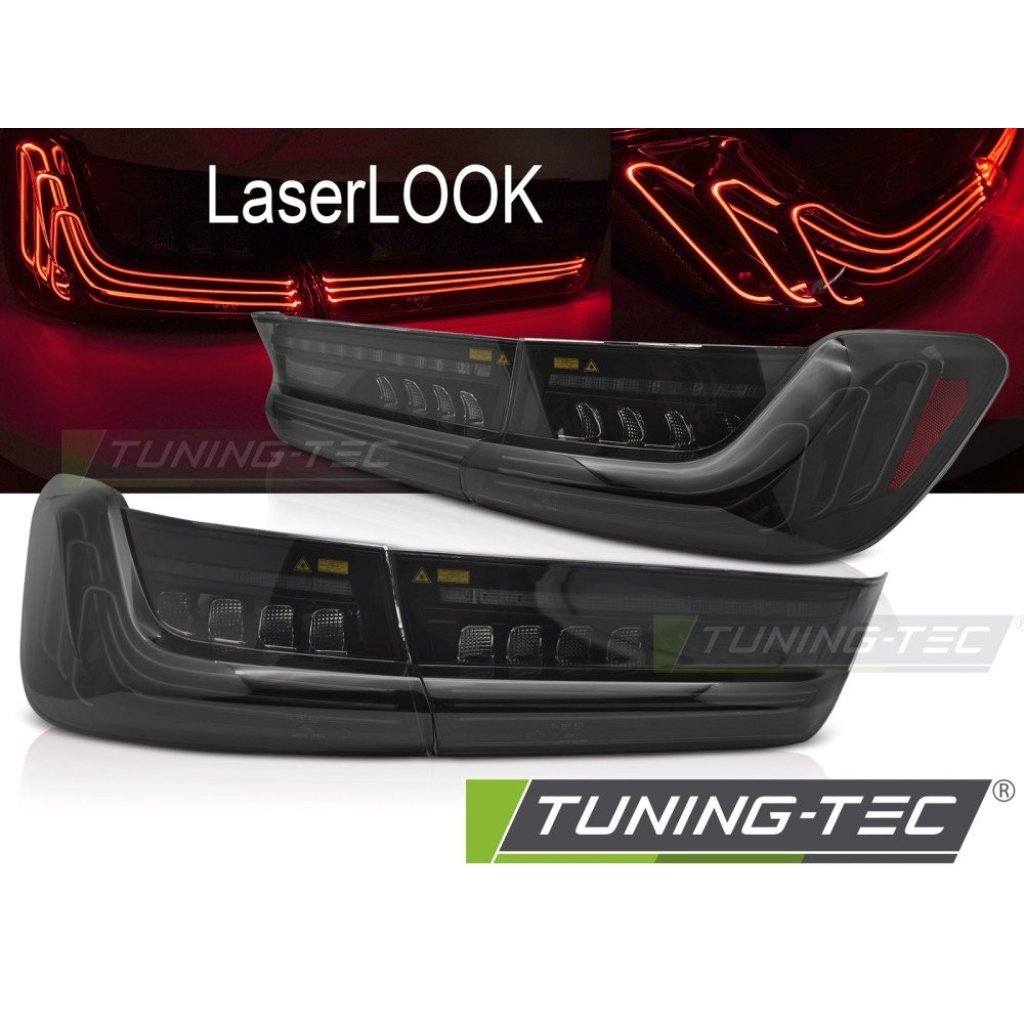 Zadní světla LED pro BMW G20 2019-2022 laser look kouřová