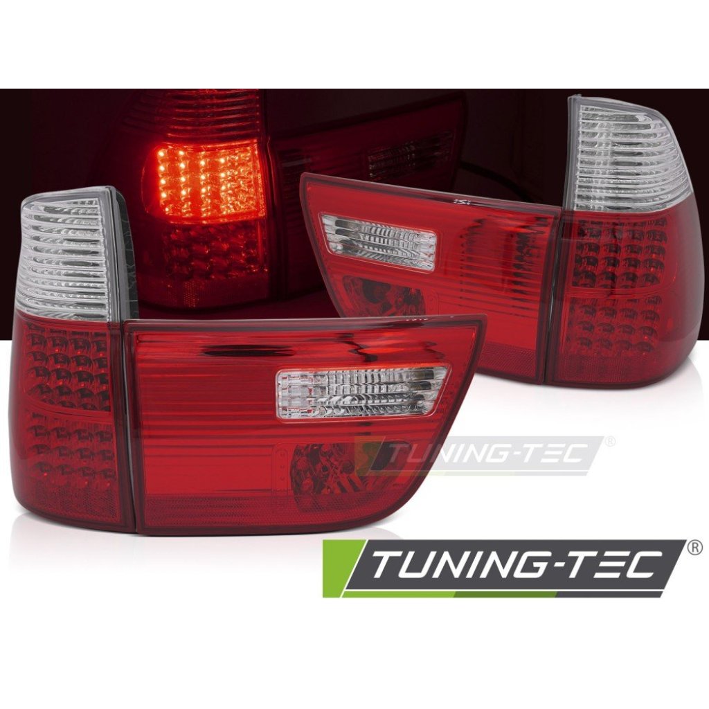 Zadní světla LED pro BMW X5 E53 1999-2003 červená