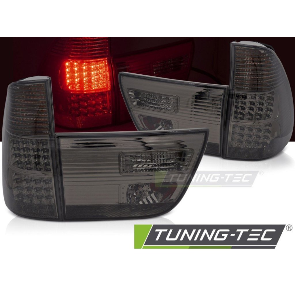 Zadní světla LED pro BMW X5 E53 1999-2003 kouřová