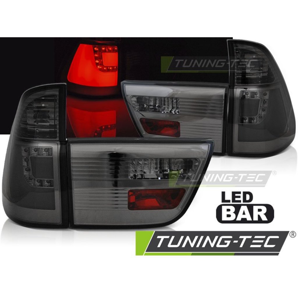 Zadní světla LED pro BMW X5 E53 1999-2003, kouřové