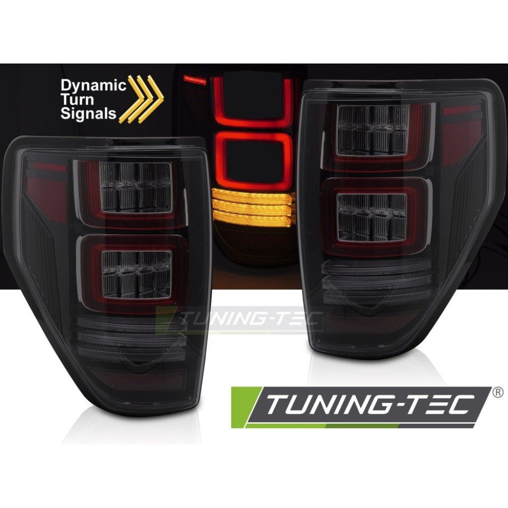 Zadní světla LED pro FORD F150 MK12 2008-2014 kouřová