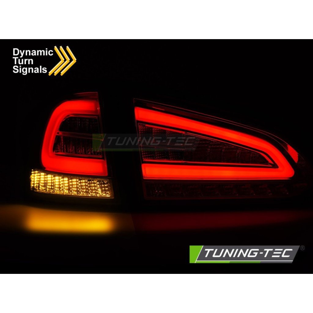 Zadní světla LED pro FORD FOCUS MK 3 kombi 2011-2018 červená/kouřová