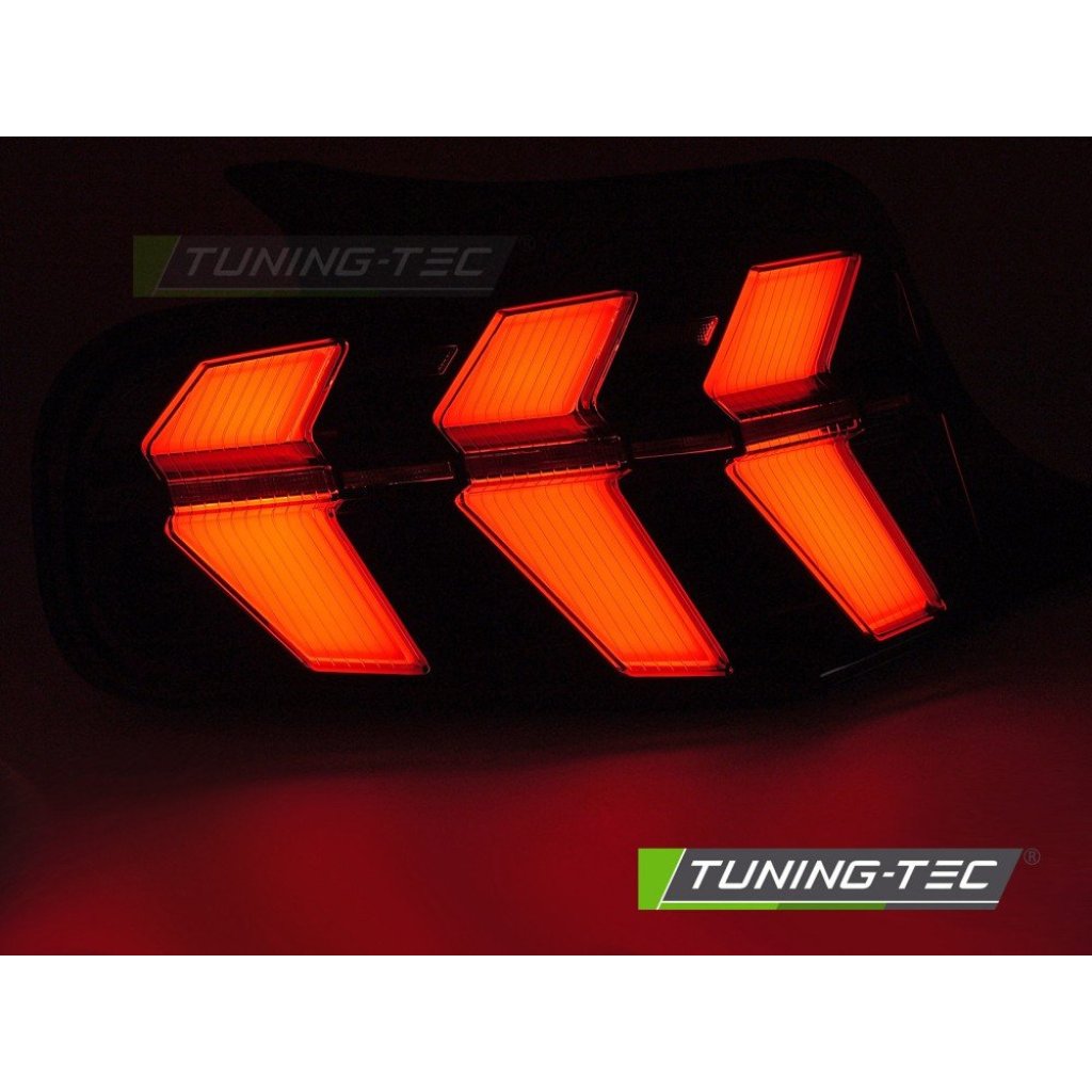 Zadní světla LED pro Ford MUSTANG 2010-2013 černé